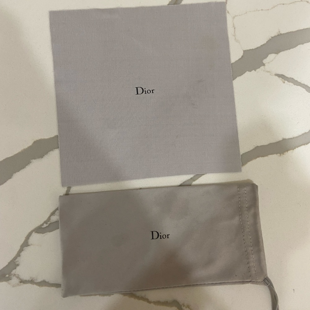 ***Authentic Dior Sunglasses Bag and Microfiber Optical Cloth***